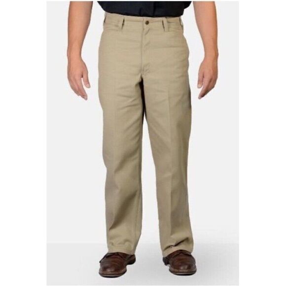 Ben Davis Original Tan Khaki Work Pants Size 36.    M3 - Picture 1 of 12
